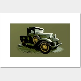 Ford Model A Pickup Truck Posters and Art